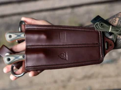 TOPS Knives Muley Combo Leather Sheath Tan Black G10 -Magnum || United Cutlery || SOG Verkaufsgeschäft tops knives muley combo leather sheath tan black g10 02tp208 4 1280x1280