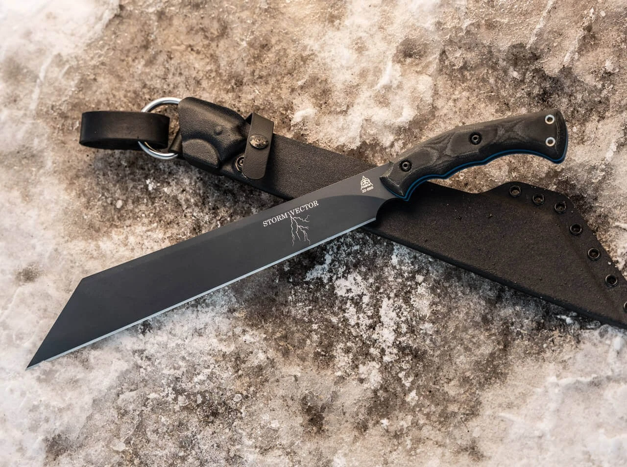 TOPS Knives Storm Vector Micarta Black 4 TOPS Knives Storm Vector Micarta Black – Bild 4